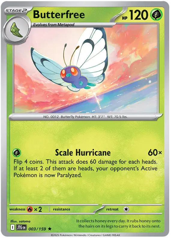 Butterfree Holo (003/159) - Journey Together