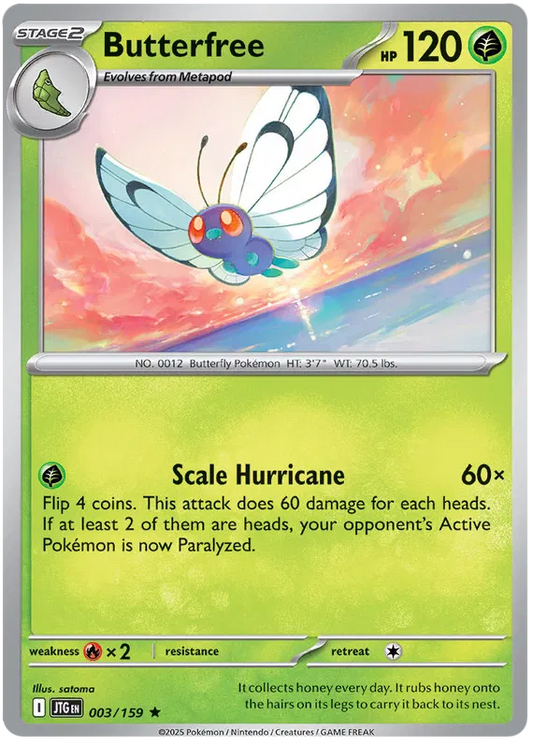 Butterfree Holo (003/159) - Journey Together