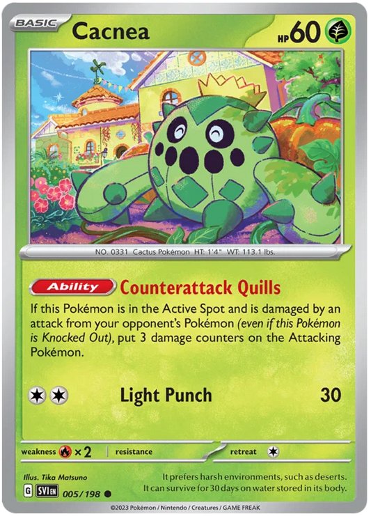 Cacnea (005/198) - Scarlet & Violet