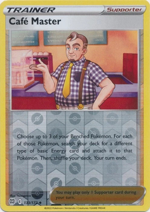 Café Master Reverse Holo (133/172) - Brilliant Stars