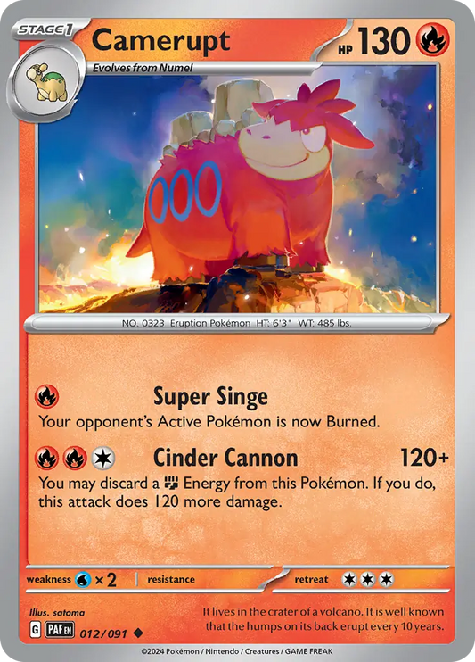 Camerupt (012/091) - Paldean Fates