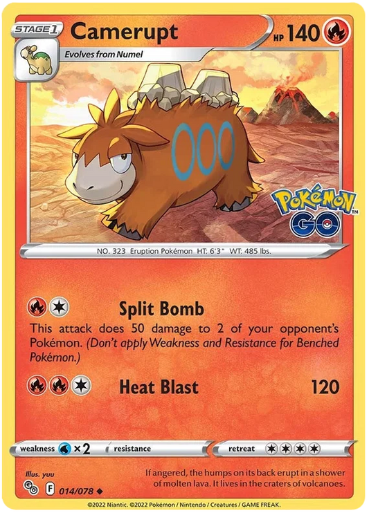 Camerupt (014/078) - Pokémon Go
