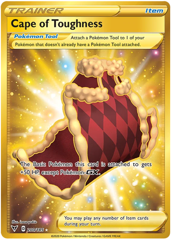 Cape of Toughness (200/185) Secret Rare - Vivid Voltage