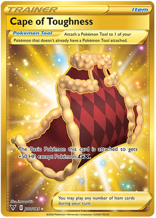 Cape of Toughness (200/185) Secret Rare - Vivid Voltage