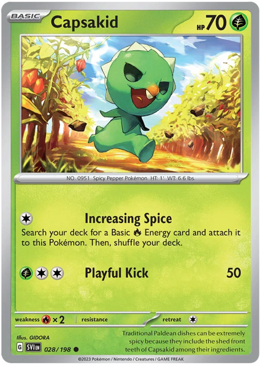 Capsakid (028/198) - Scarlet & Violet