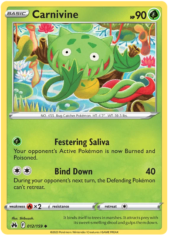 Carnivine (012/159) - Crown Zenith