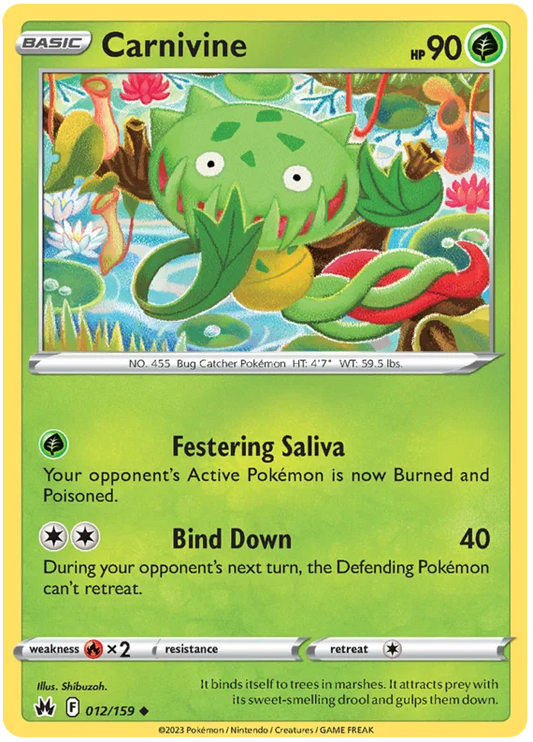 Carnivine (012/159) - Crown Zenith