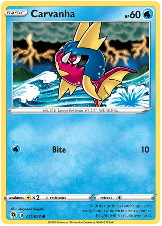 Carvanha (011/073) - Champion's Path
