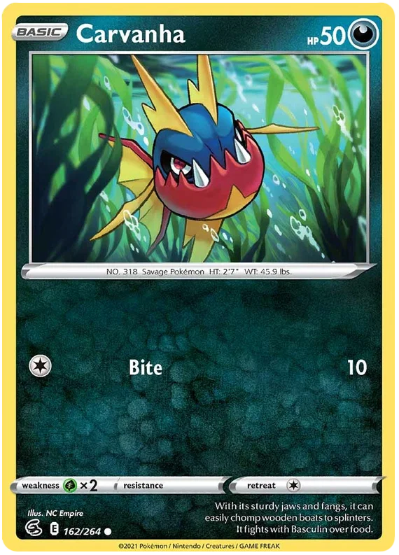 Carvanha (162/264) - Fusion Strike
