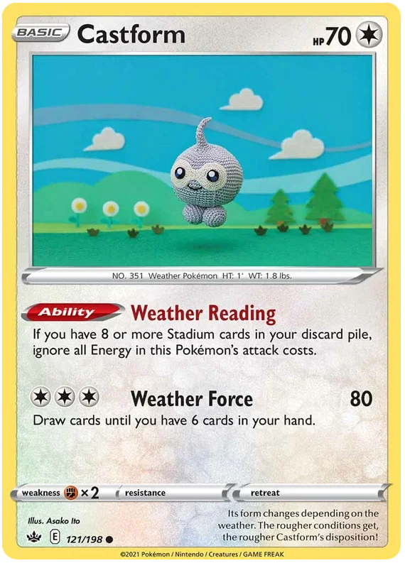 Castform (121/198) - Chilling Reign