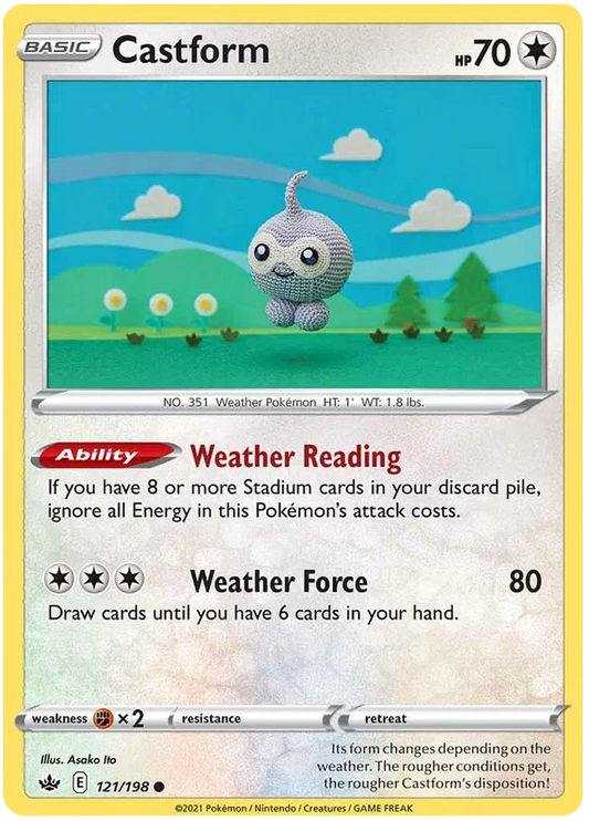 Castform (121/198) - Chilling Reign