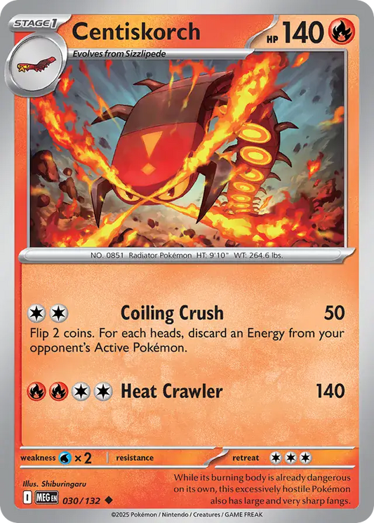 Centiskorch (030/132) - Mega Evolution