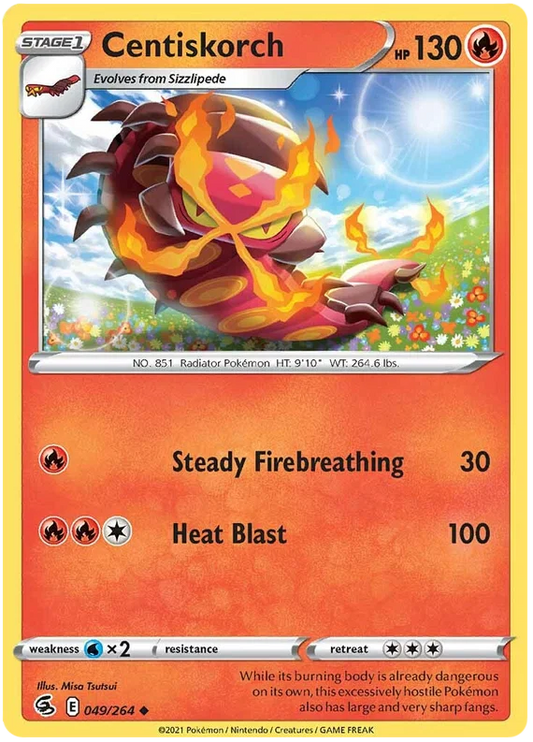 Centiskorch [Reverse Holo] (049/264) - Fusion Strike