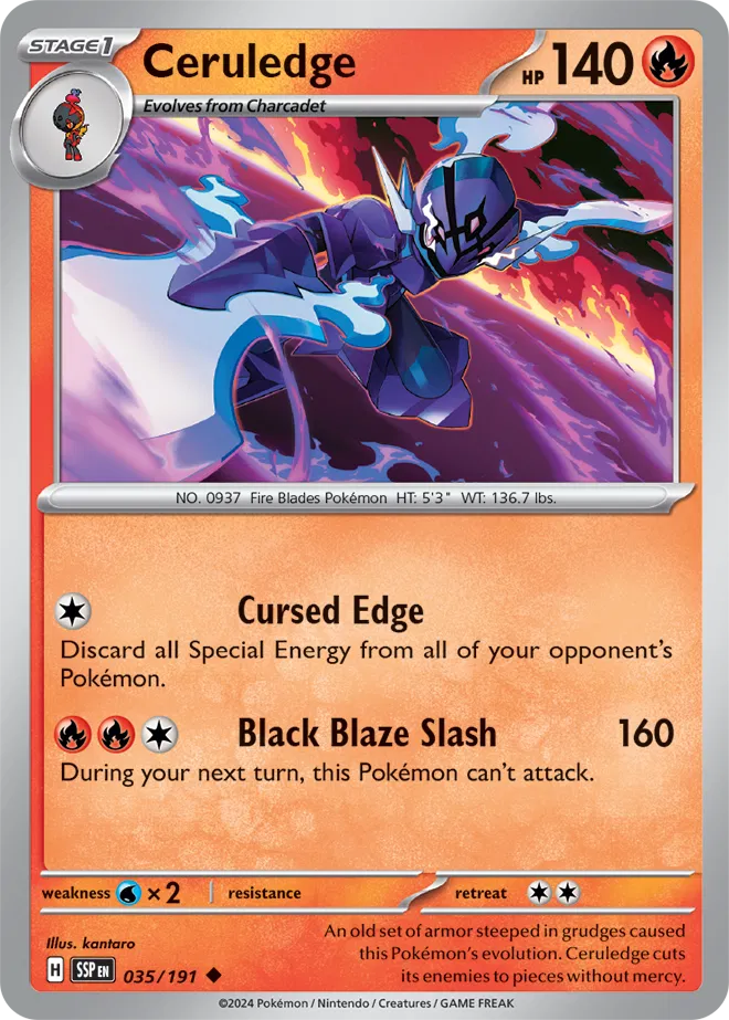 Ceruledge (035/191) - Surging Sparks