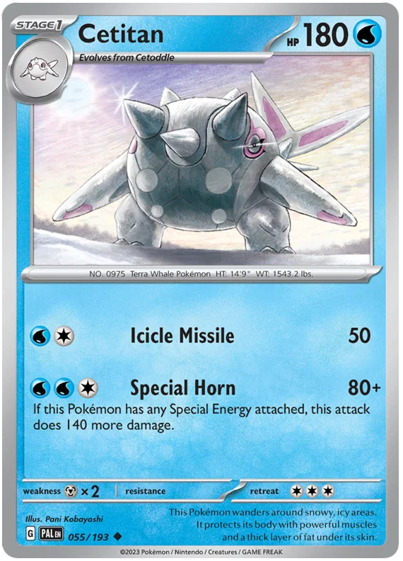 Cetitan (055/193) - Paldea Evolved