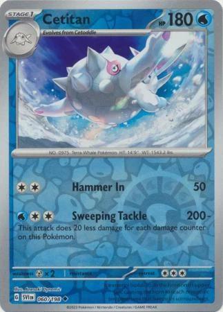 Cetitan Reverse Holo (060/198) - Scarlet & Violet