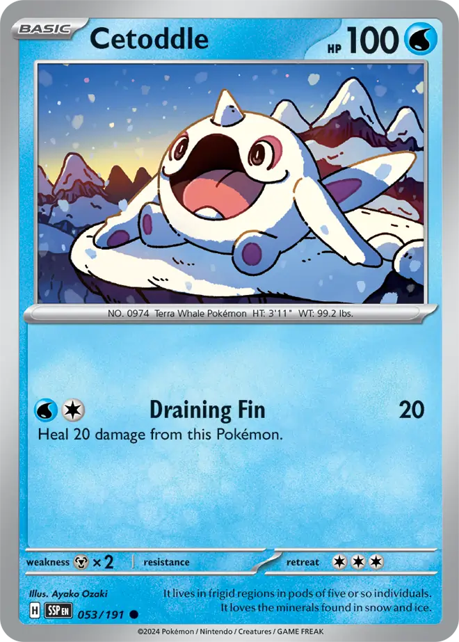 Cetoddle [Reverse Holo] (053/191) - Surging Sparks