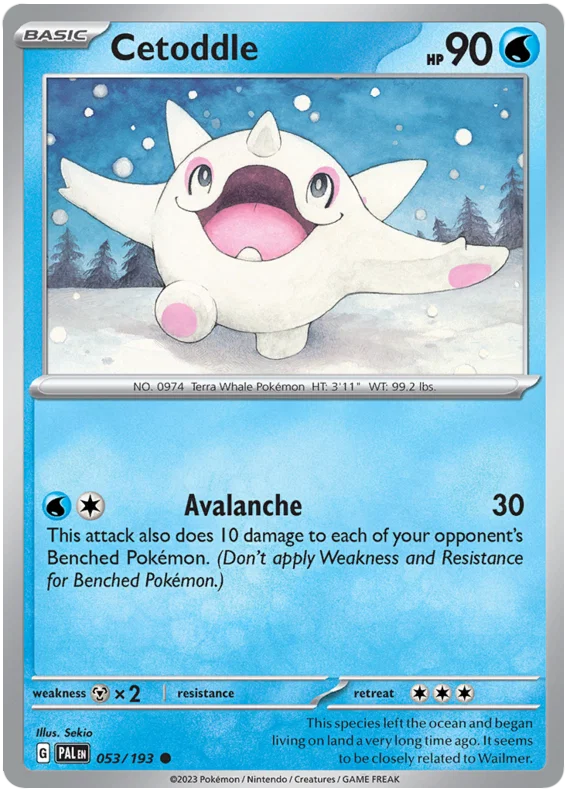 Cetoddle (053/193) - Paldea Evolved