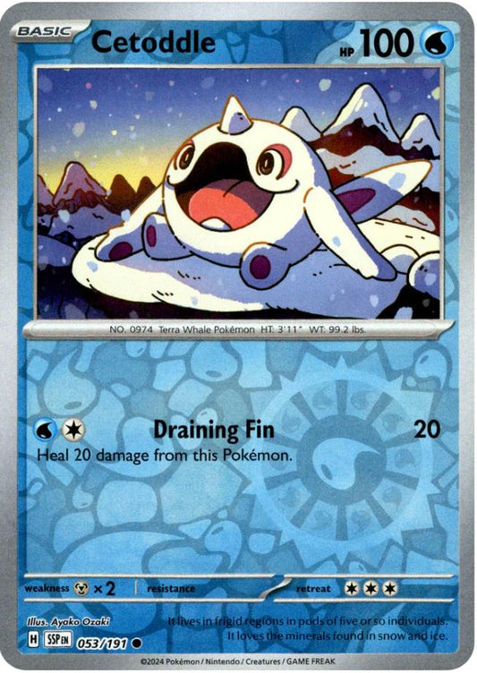 Cetoddle Reverse Holo (053/191) - Surging Sparks