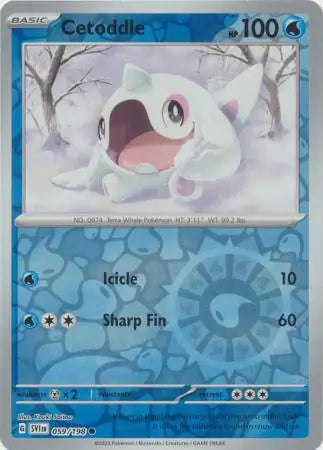 Cetoddle Reverse Holo (059/198) - Scarlet & Violet