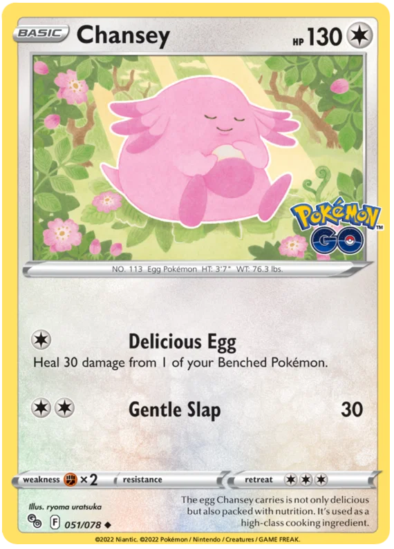 Chansey [Reverse Holo] (051/078) - Pokémon Go