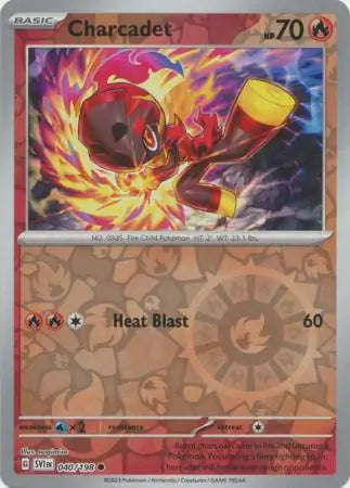 Charcadet Reverse Holo (040/198) - Scarlet & Violet