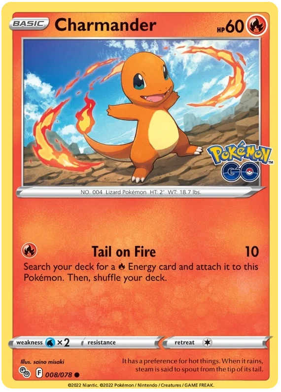 Charmander (008/078) - Pokémon Go