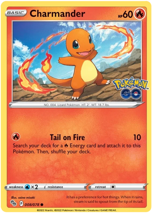 Charmander (008/078) - Pokémon Go