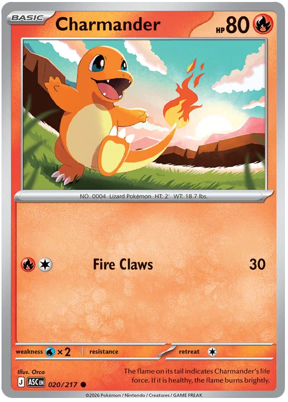 Charmander (020/217) - Ascended Heroes