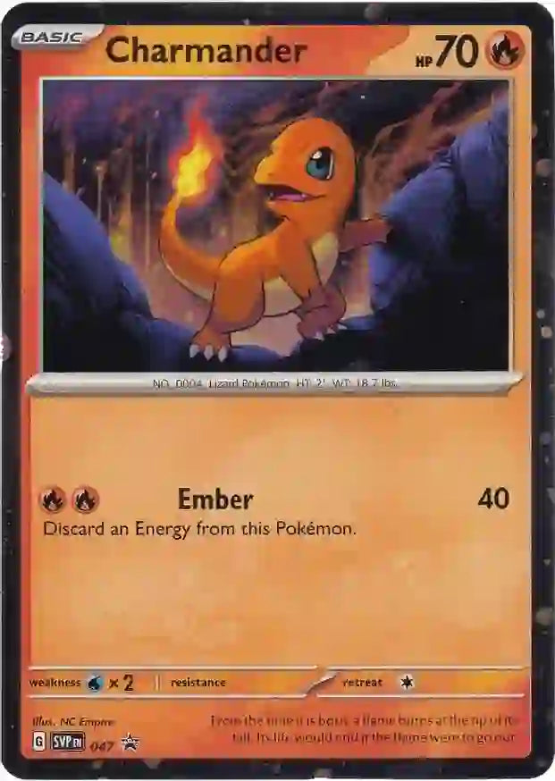 Charmander [Cosmos Holo] (047) - Scarlet & Violet Promos