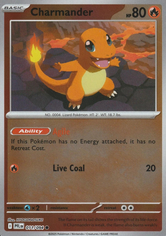 Charmander Reverse Holo (011/094) - Phantasmal Flames