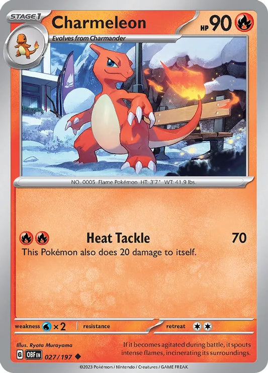 Charmeleon (027/197) - Obsidian Flames