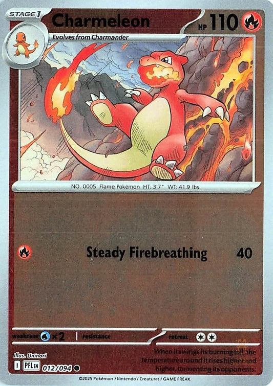 Charmeleon Reverse Holo (012/094) - Phantasmal Flames
