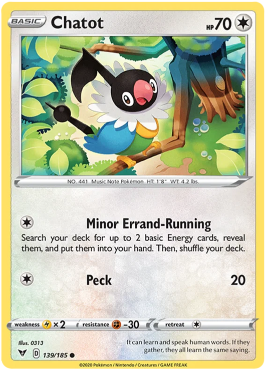 Chatot (139/185) - Vivid Voltage