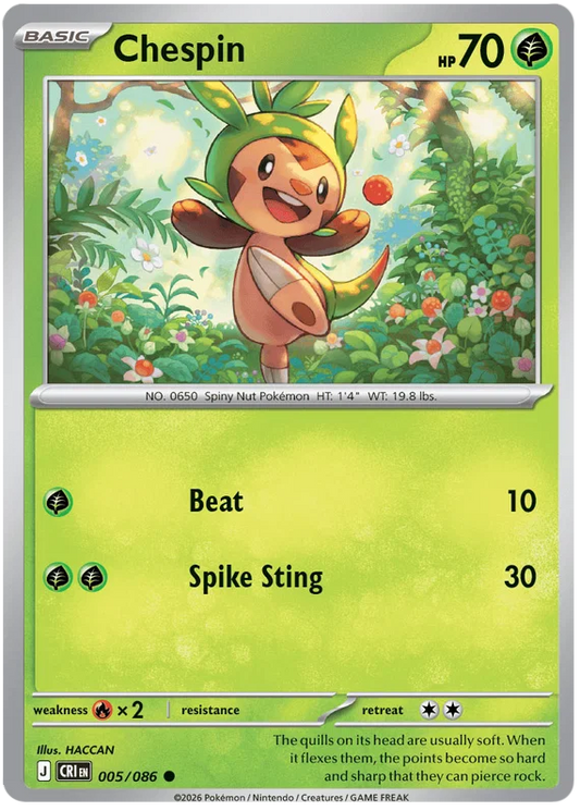 Chespin (005/086) - Chaos Rising