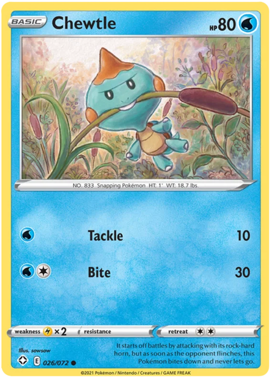 Chewtle (026/072) - Shining Fates