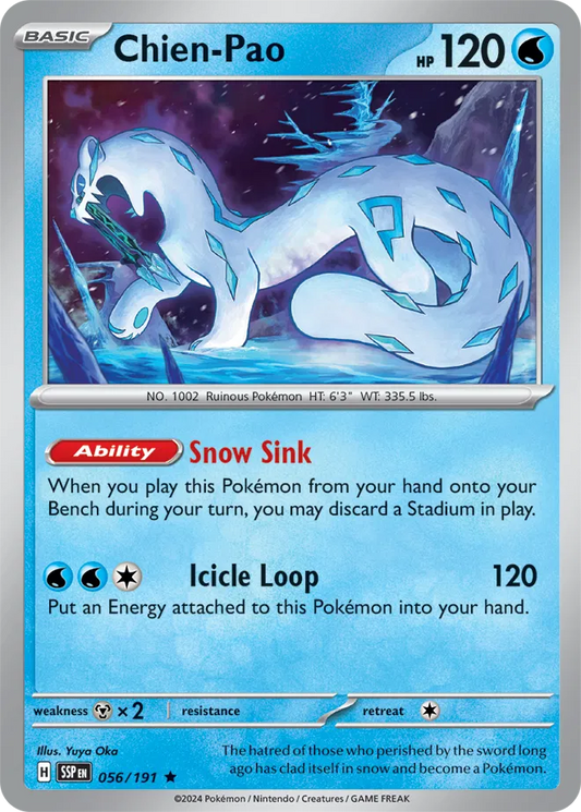 Chien-Pao Holo (056/191) - Surging Sparks