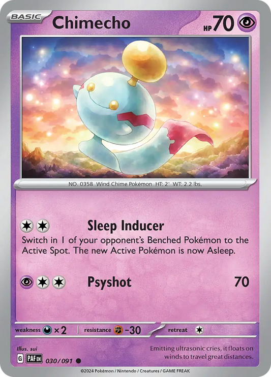 Chimecho (030/091) - Paldean Fates