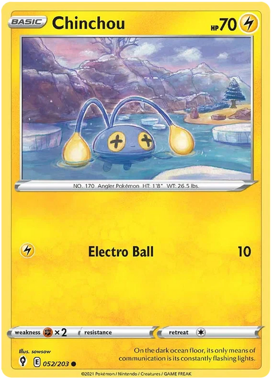 Chinchou (052/203) - Evolving Skies
