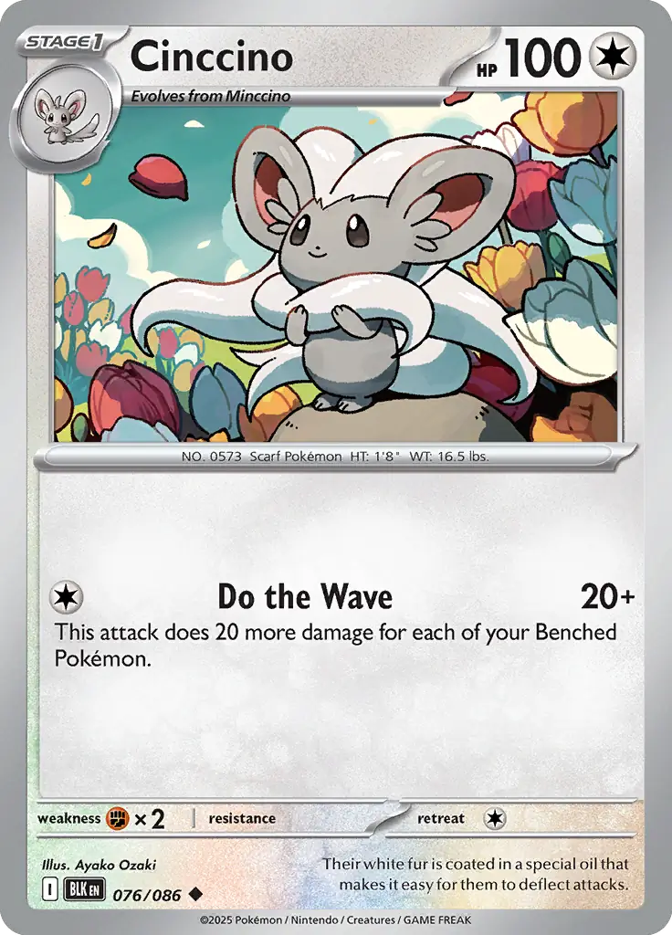 Cinccino (076/086) - Black Bolt
