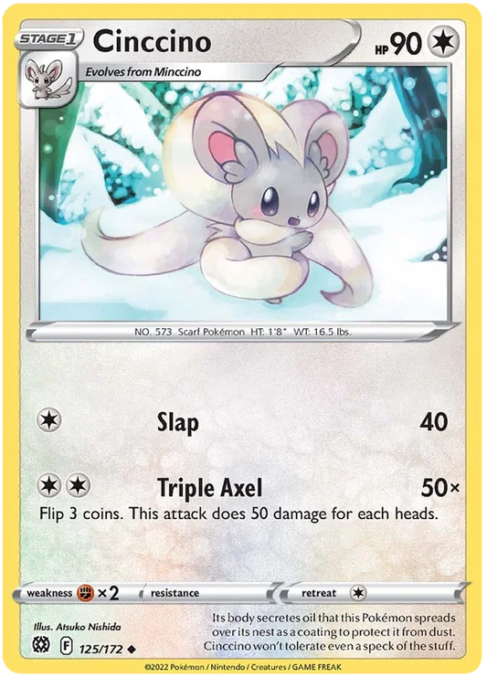 Cinccino (125/172) - Brilliant Stars