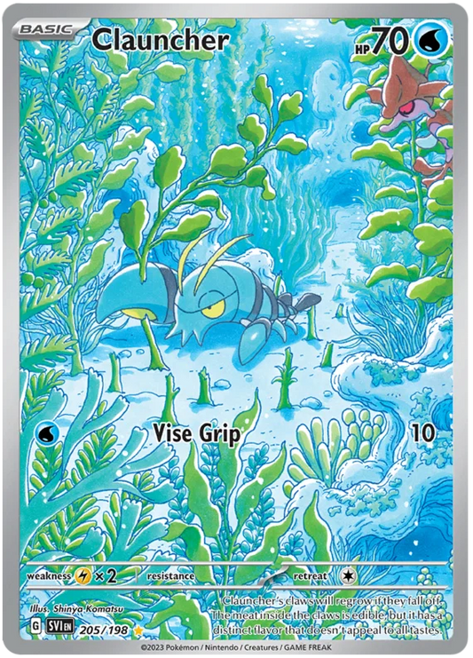 Clauncher (205/198) Illustration Rare - Scarlet & Violet