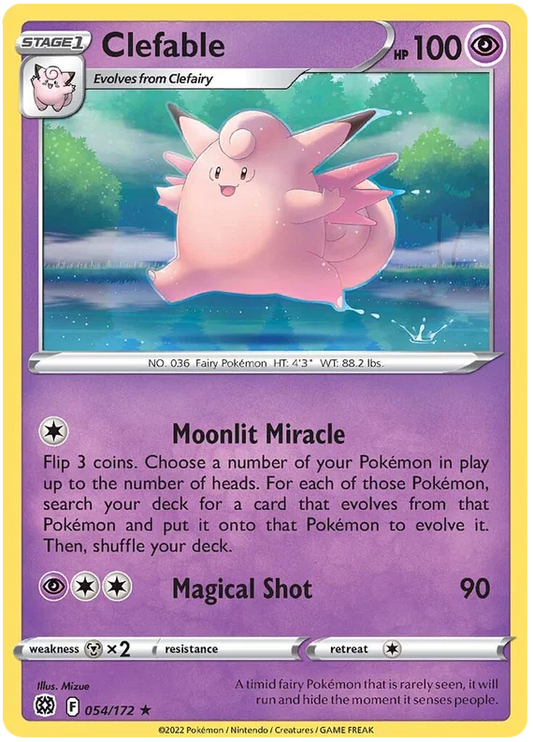 Clefable (054/172) - Brilliant Stars