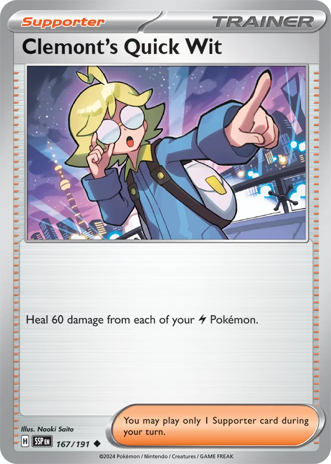 Clemont's Quick Wit (167/191) - Surging Sparks