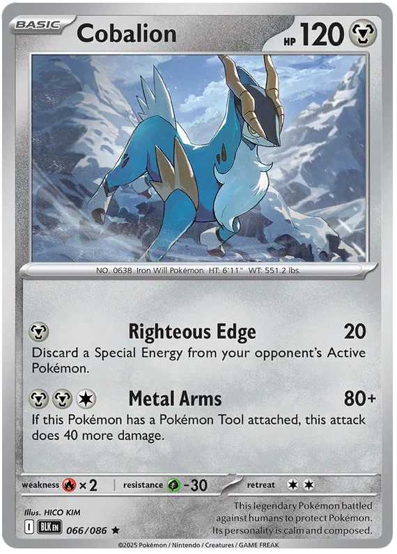 Cobalion Holo (066/086) - Black Bolt