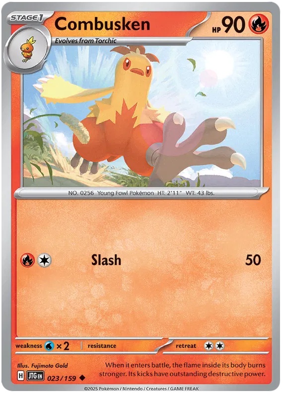 Combusken [Reverse Holo] (023/159) - Journey Together