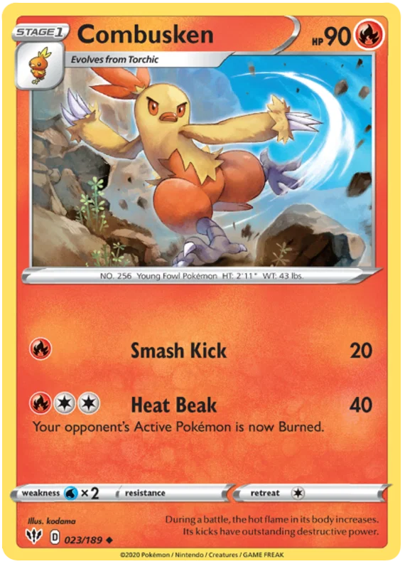 Combusken (023/189) - Darkness Ablaze