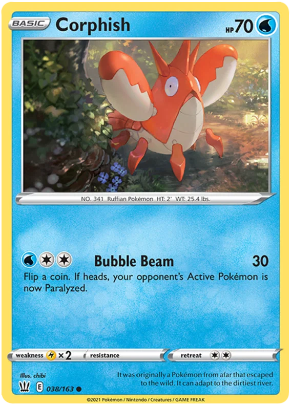 Corphish (038/163) - Battle Styles