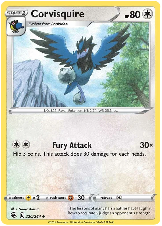 Corvisquire (220/264) - Fusion Strike