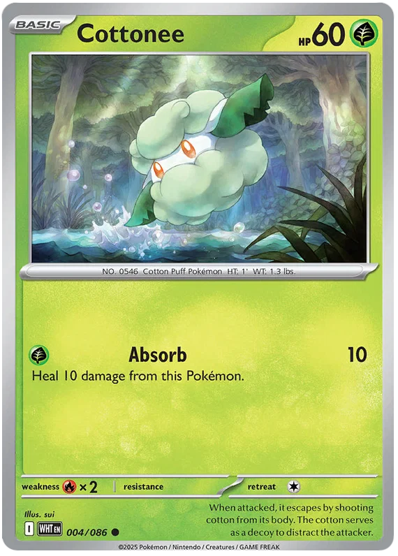 Cottonee (004/086) - White Flare